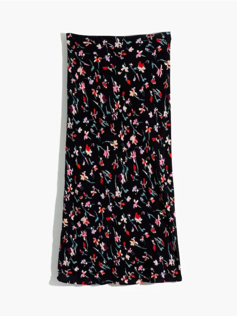 Madewell Floral Midi Slip Skirt - Drifting Flowers